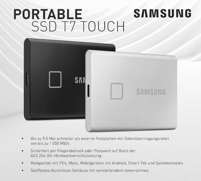 SSD T7 Touch von Samsung